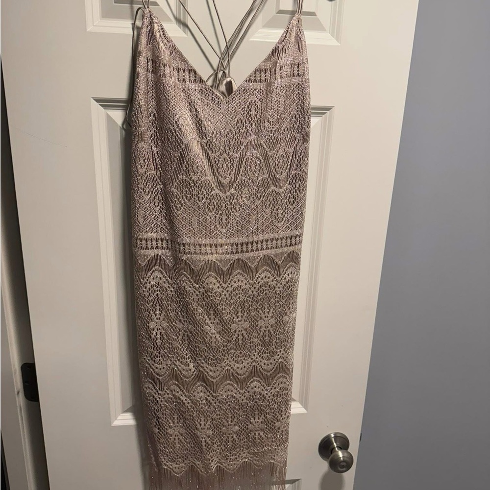 Jessica Simpson Gold dress-Size 10